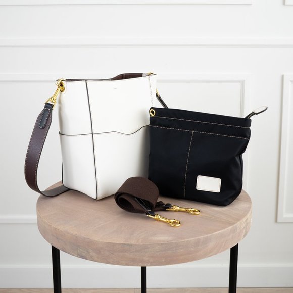 The Jordan Leather Bucket Bag - Cream - Picture 10 of 12